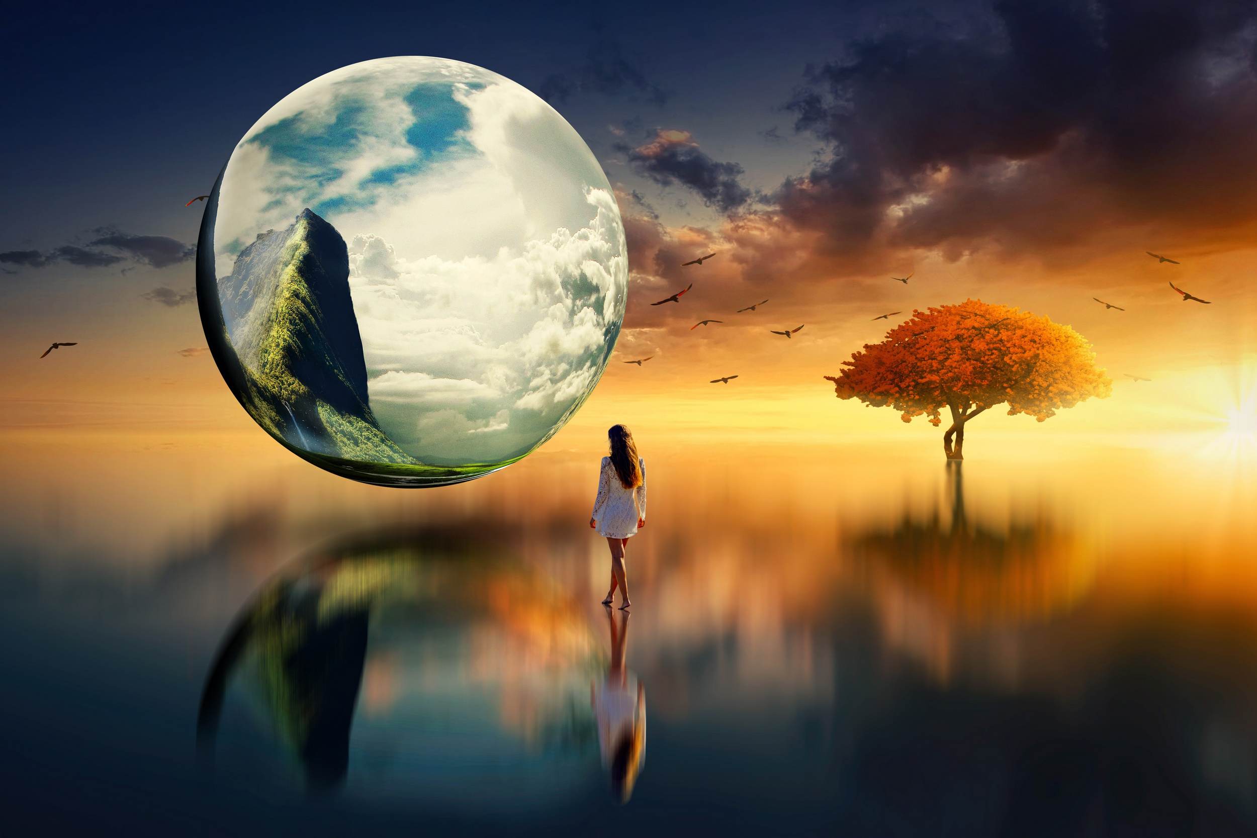 Immagine simbolica della bellezza procurata dalla terapia nominata "endosfere".