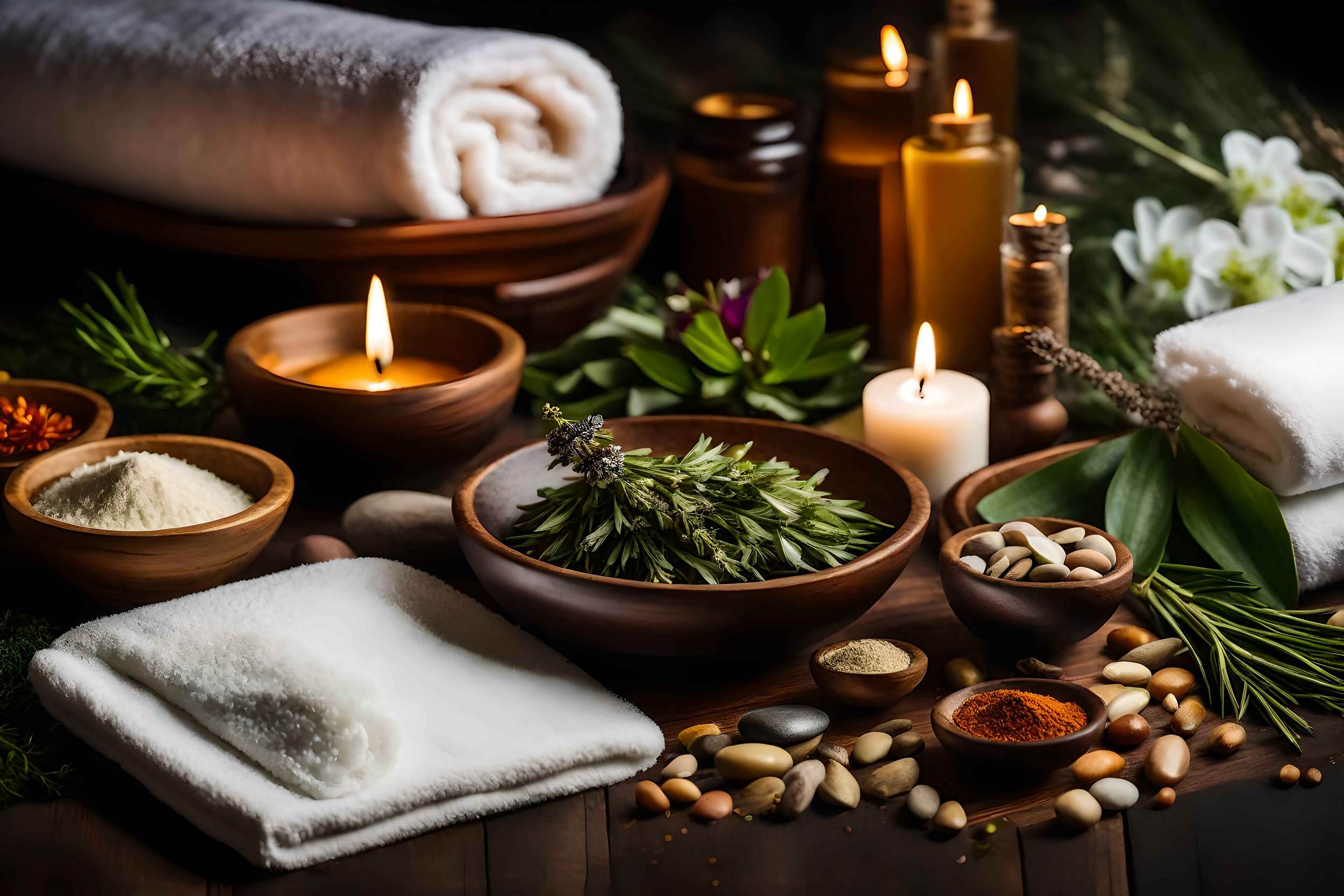 Erbe per il massaggio ayurveridico Pinda.